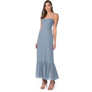 Azazie Justina Dress Dusty Blue sz A10